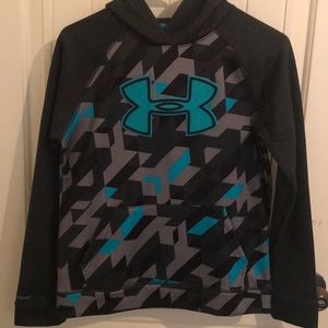 Boy’s under armour hoodie size Large EUC
